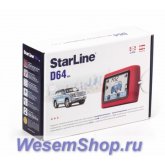 Автосигнализация с обратной связью StarLine D64 2CAN 